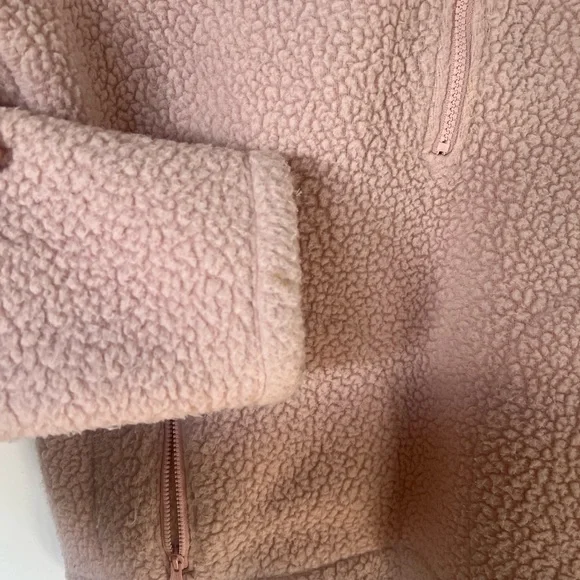 J.Crew Women's Pink Fleece Jacket - Picture 8 of 10